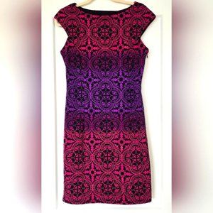 Maggy London Sheath Dress Cut Out Back Size 6